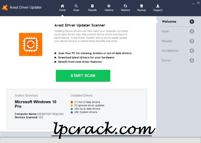 Avast Driver Updater License Key